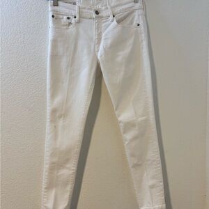 Polo Ralph Lauren The Tompkins Skinny Jeans White Size 29